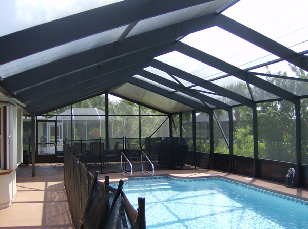 Custom Pool Enclosure – Another Inside View
