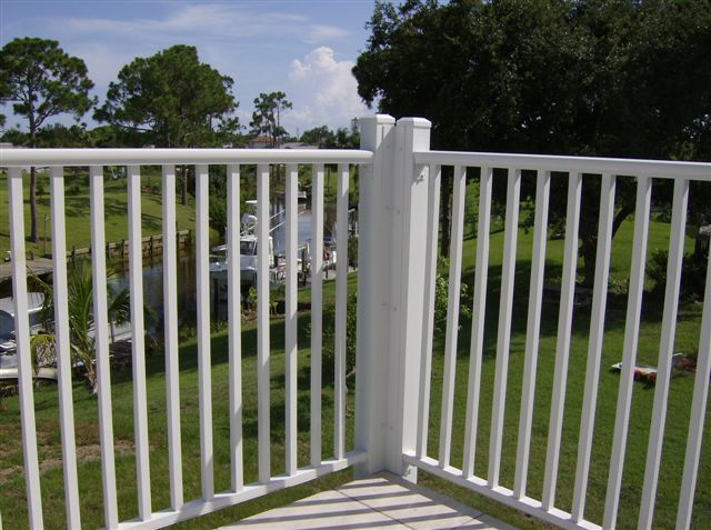 The Corner of a Railing Can Be Decorative